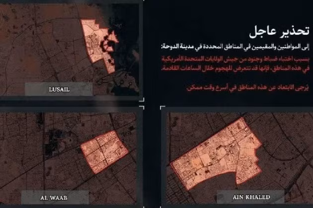 Iran được nhận định sẽ tấn công Dubai và Doha trong những giờ tới.