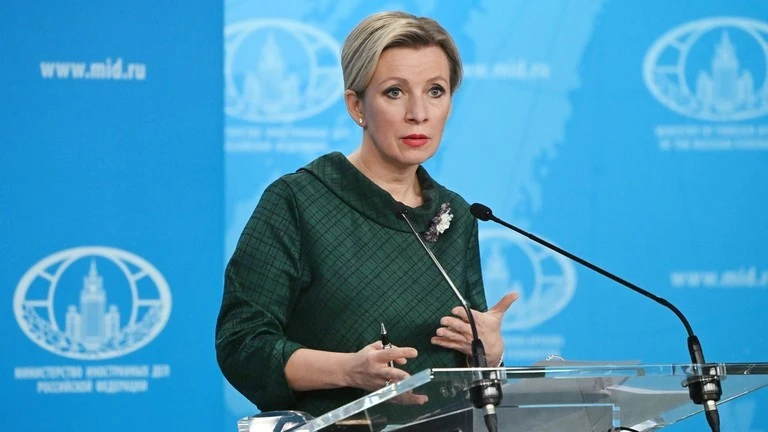 người phát ngôn Bộ Ngoại giao Nga Maria Zakharova.