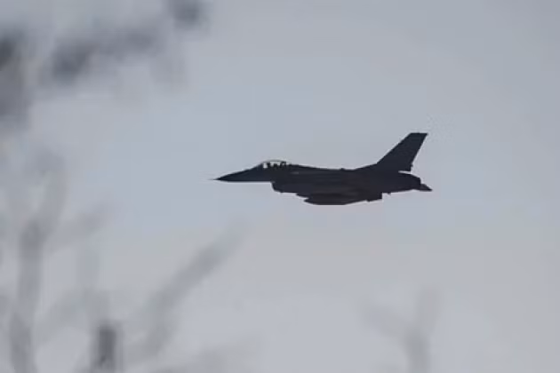 Chiến đấu cơ F16 của Ukraine.