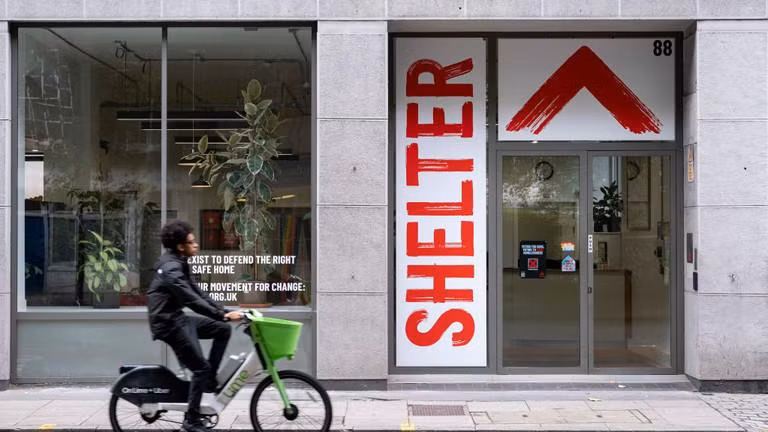 Văn phòng của tổ chức từ thiện nhà ở Shelter tại London, Vương quốc Anh