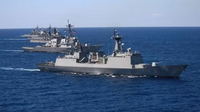 Tàu khu trục KDX-II của Hàn Quốc. 