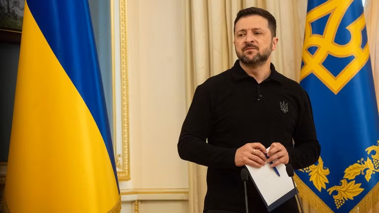 Tổng thống Ukraine Vladimir Zelensky.