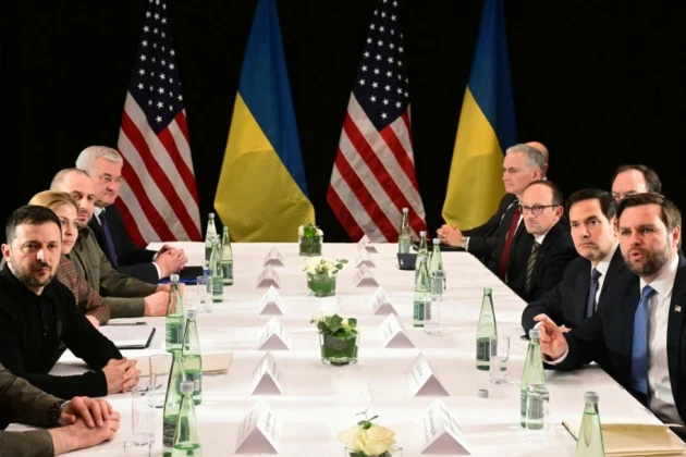 Phái đoàn Ukraine tới Washington thảo luận về thỏa thuận khoáng sản, ngày 25/2/2025.