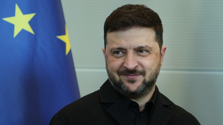 Tổng thống Ukraine Vladimir Zelensky.