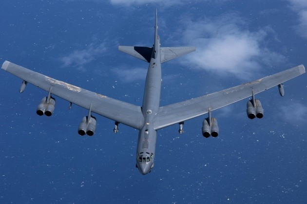 Máy bay ném bom chiến lược B-52H Stratofortress của Không quân Mỹ.