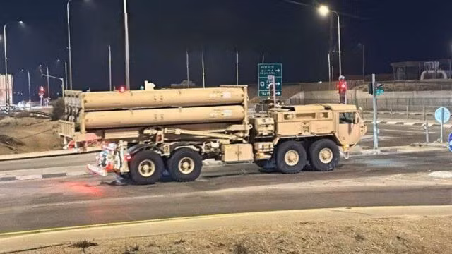 Hệ thống THAAD được nhìn thấy hiện diện ở Israel, ngày 15/10/2024.