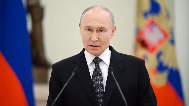 Tổng thống Nga Vladimir Putin.