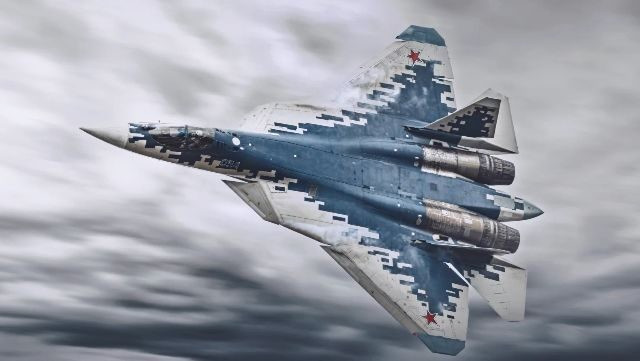 Máy bay tàng hình thế hệ thứ năm Su-57 của Nga.