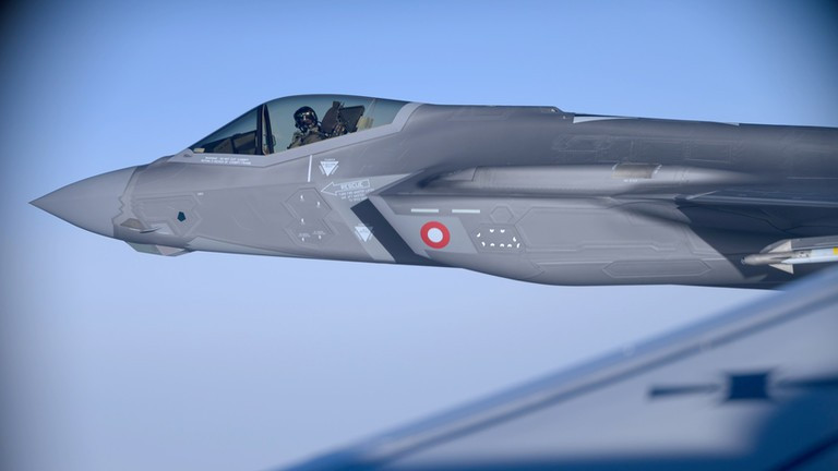 Máy bay chiến đấu F-35 của Không quân Đan Mạch.