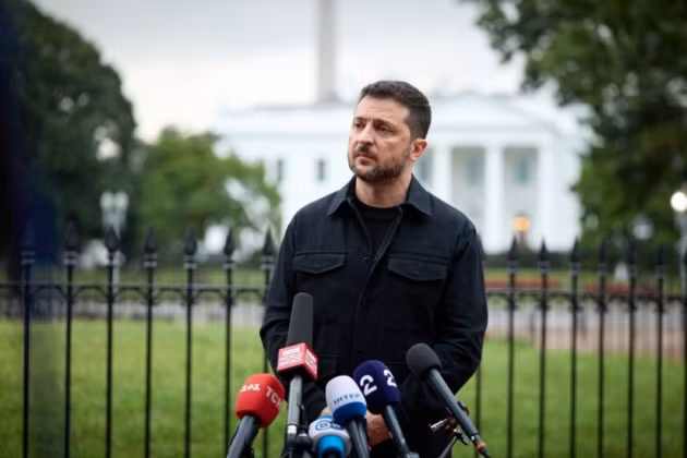 Tổng thống Ukraine Vladimir Zelensky.