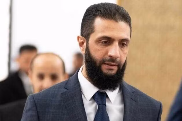 Tổng thống lâm thời Syria Ahmed al-Sharaa.