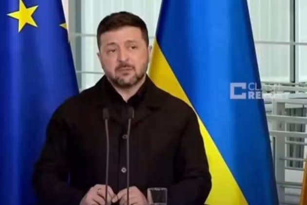 Tổng thống Ukraine Vladimir Zelensky.