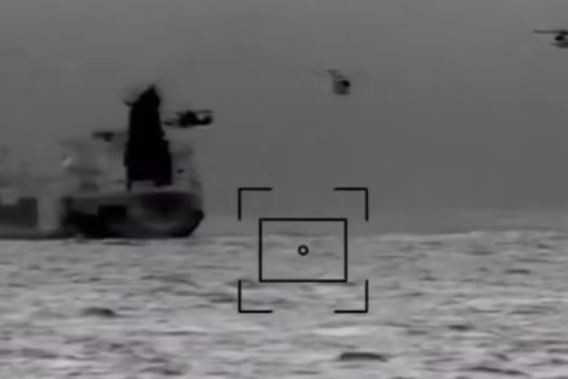 Pháp bắt giữ một tàu chở dầu thuộc hạm đội ngầm của Nga ở Biển Bắc, ngày 1/3/2026.