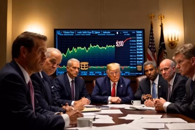 Nhóm thân cận của Tổng thống Mỹ Donald Trump dự đoán giá dầu tăng vọt lên 200 USD/thùng.