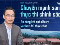 Năm học 2026-2027: Chuyển mạnh sang thực thi chính sách, đo bằng kết quả đầu ra và thay đổi thực chất