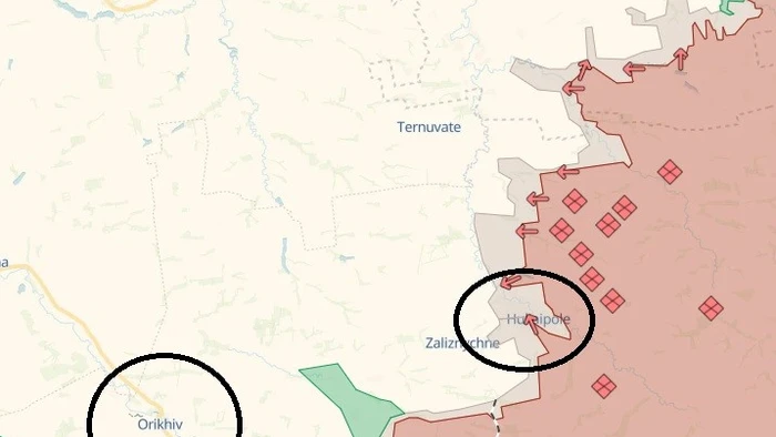 Hàng chục lữ đoàn thua trận, Huliaipole thất thủ