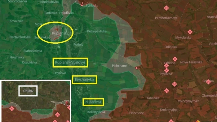 Nga tuyên bố chiếm Kupiansk-Vuzlovyi, tiến sát Orikhiv 3km