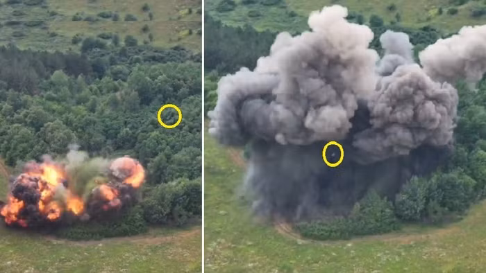 Su-34 Nga ném bom FAB-500 UMPK như ‘thả lỗ đáo’