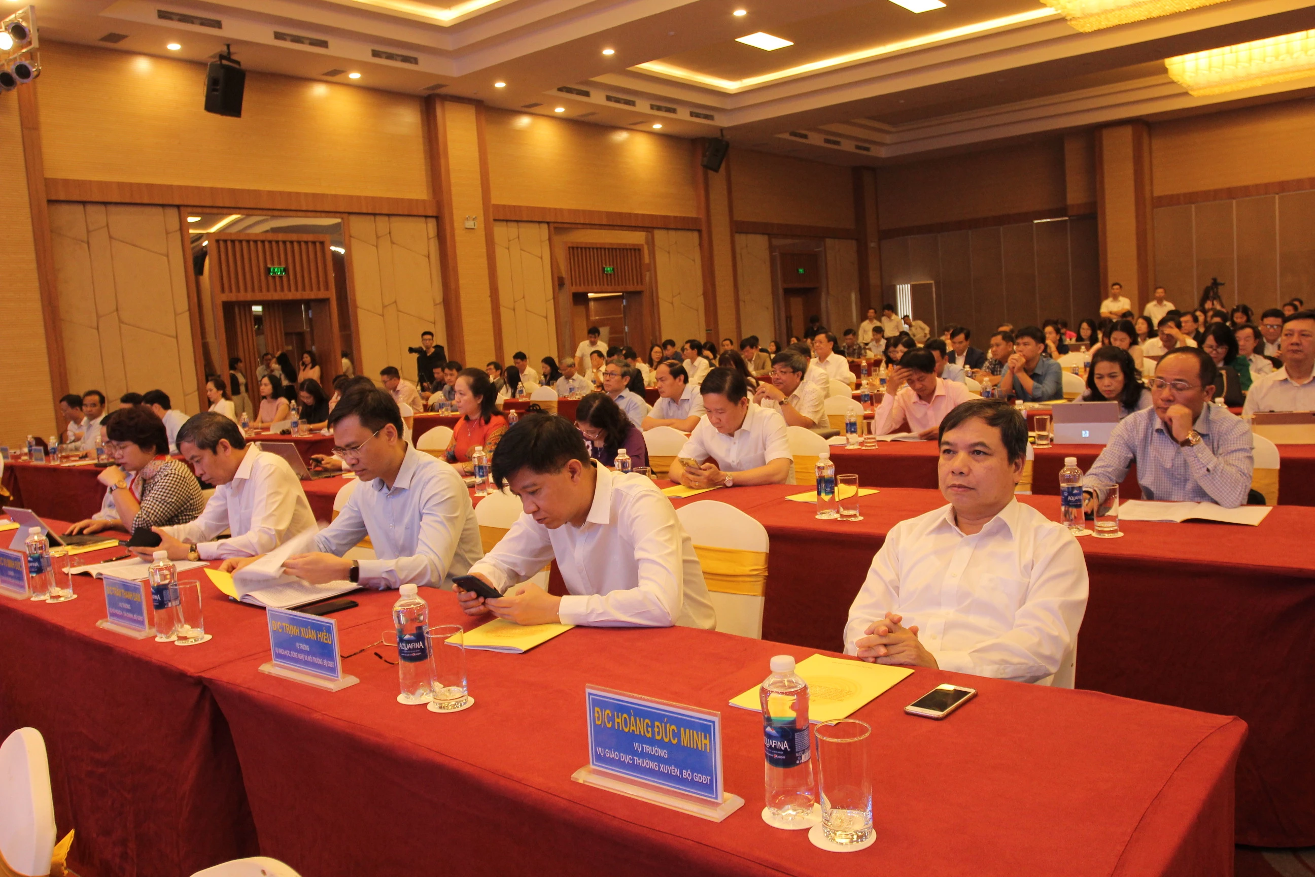 Đoàn công tác của Bộ GD&amp;ĐT tham dự Hội nghị.