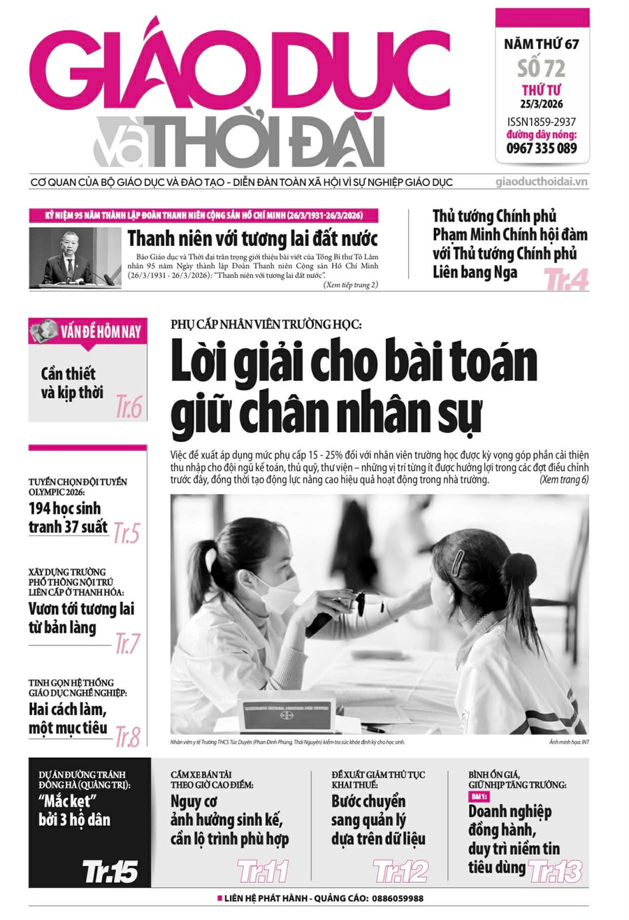 Tin tức báo in 25/3: Tăng phụ cấp - lời giải cho bài toán giữ chân nhân sự