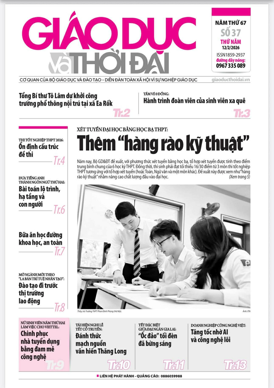 Tin tức báo in 12/2: Ổn định cấu trúc đề thi tốt nghiệp THPT 