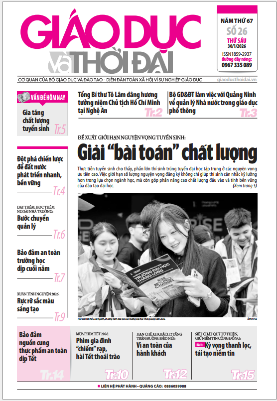 Tin tức báo in 29/1: