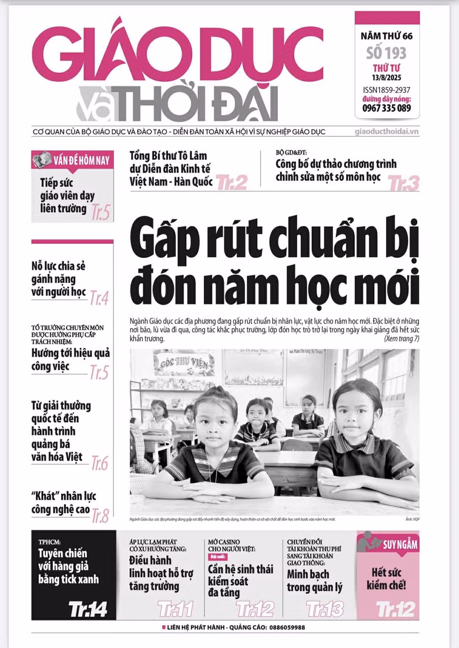 Tin tức báo in 13/8: Doanh nghiệp 'khát' nhân lực công nghệ cao