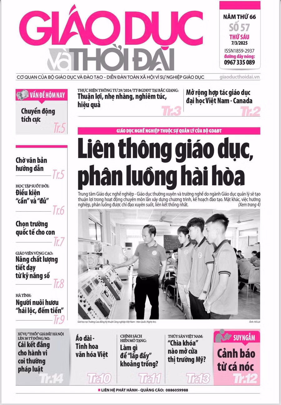 Tin tức báo in 7/3: Chọn trường quốc tế cho con