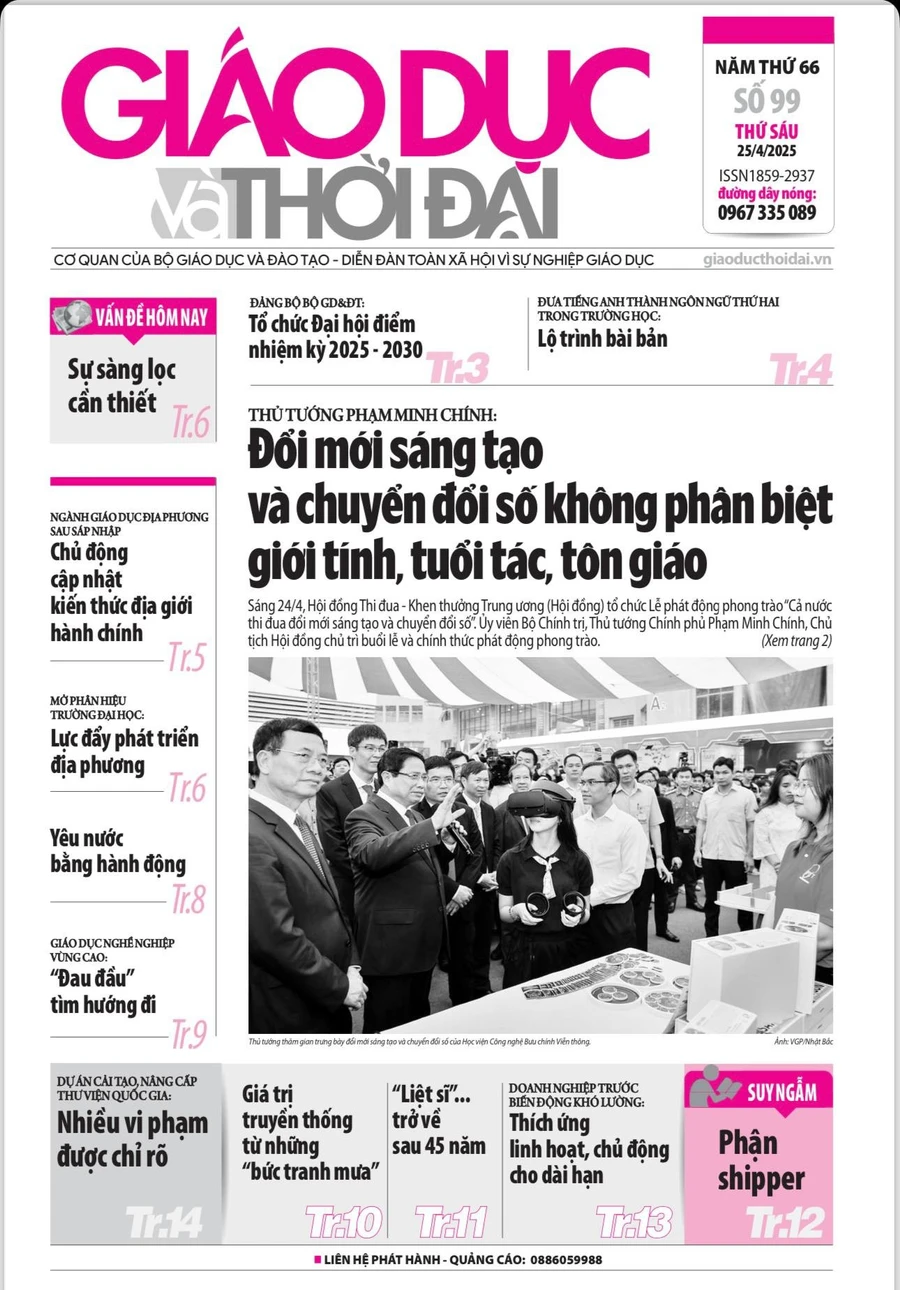Tin tức báo in 25/4: Yêu nước bằng hành động