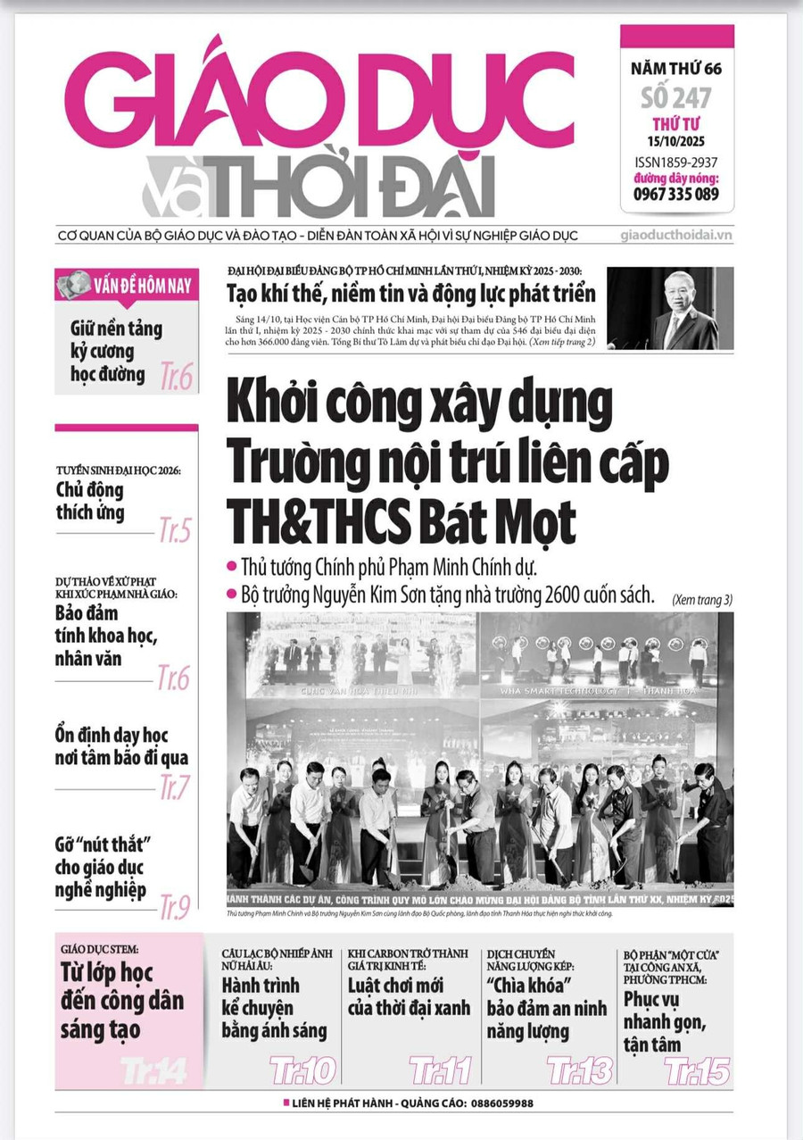 Tin tức báo in 15/10: Gỡ 'nút thắt' cho giáo dục nghề nghiệp