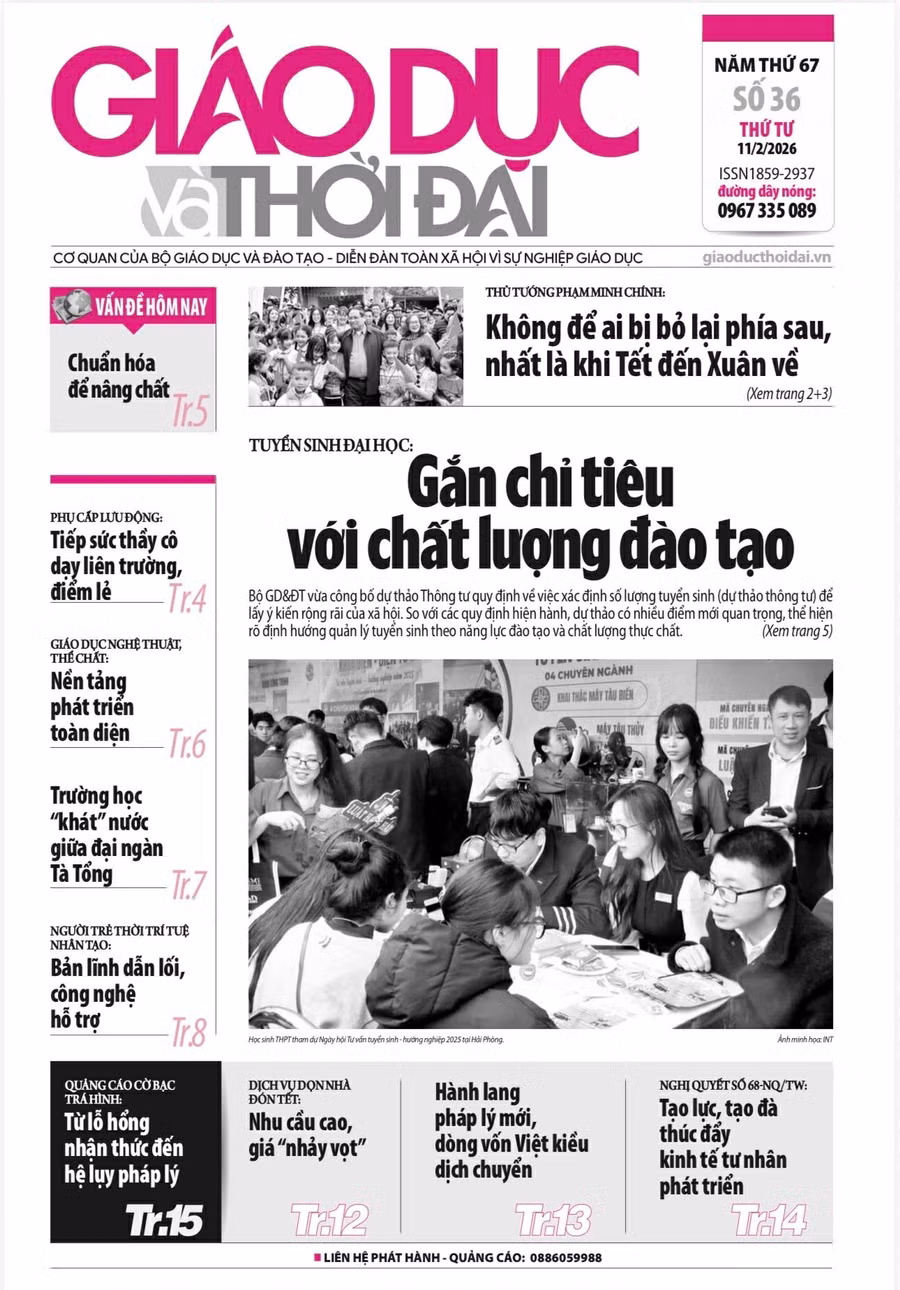 Tin tức báo in 11/2: Tiếp sức thầy cô dạy liên trường, điểm lẻ