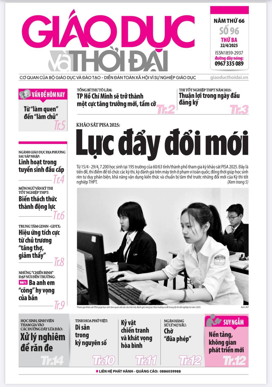 Tin tức báo in 22/4: Hiệu ứng tích cực từ chủ trương 'tăng thợ, giảm thầy'