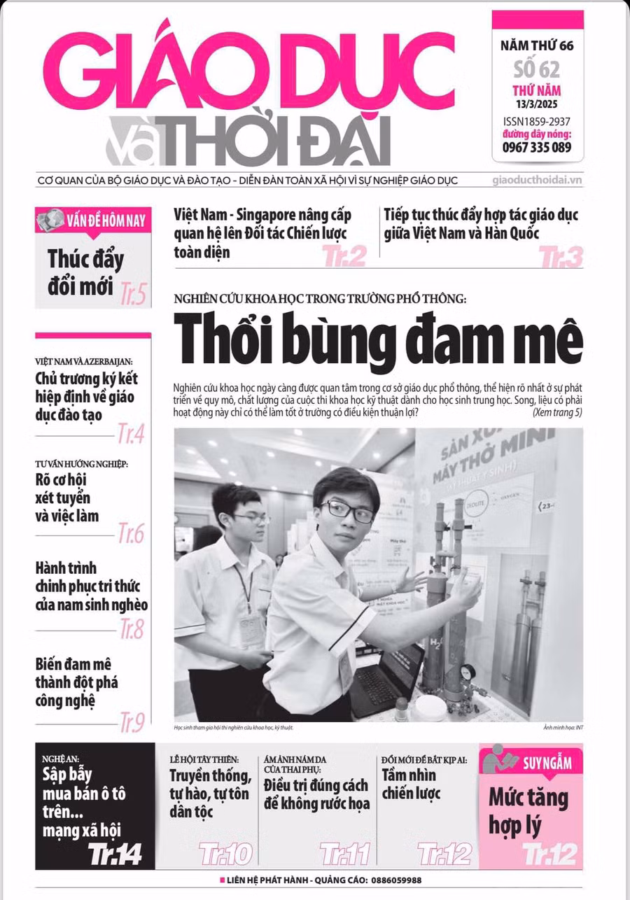 Tin tức báo in 13/3: Hướng nghiệp - Rõ cơ hội xét tuyển và việc làm