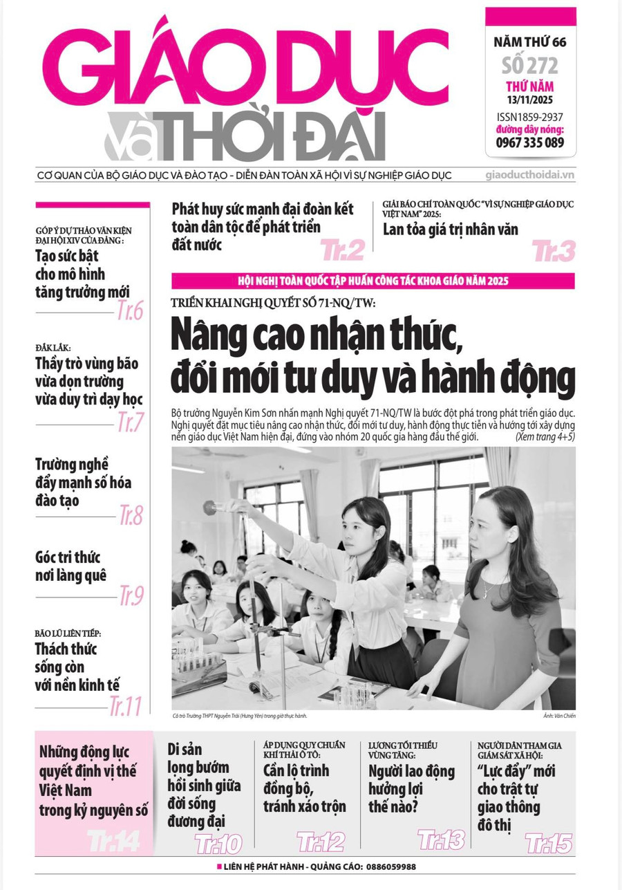 Tin tức báo in 13/11: Nâng cao nhận thức, đổi mới tư duy và hành động