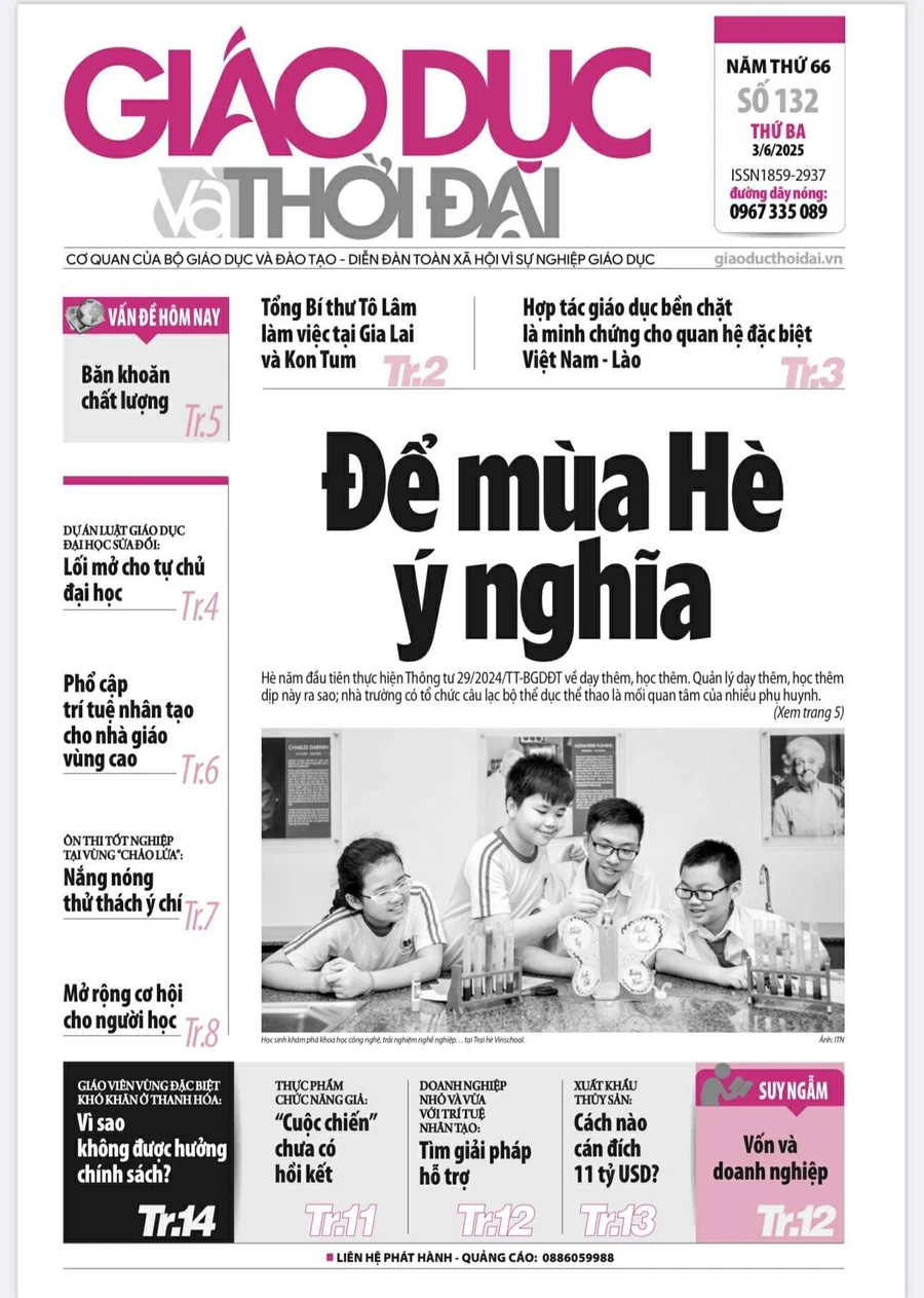 Tin tức báo in 3/6: Lối mở cho tự chủ đại học