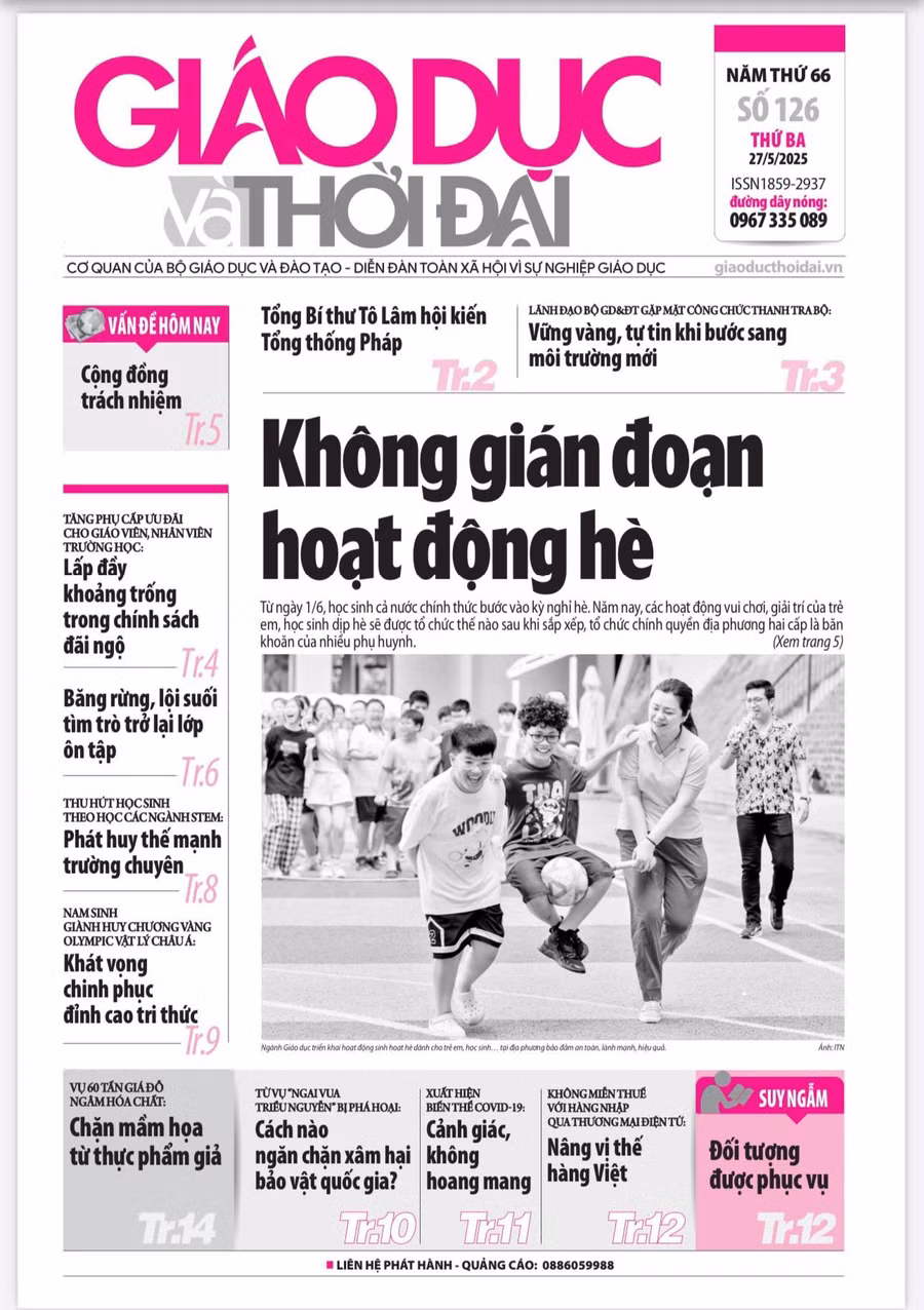 Tin tức báo in 27/5: Lấp đầy khoảng trống trong chính sách đãi ngộ
