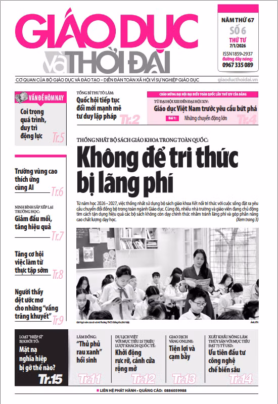 Tin tức báo in 7/1: Không để tri thức bị lãng phí