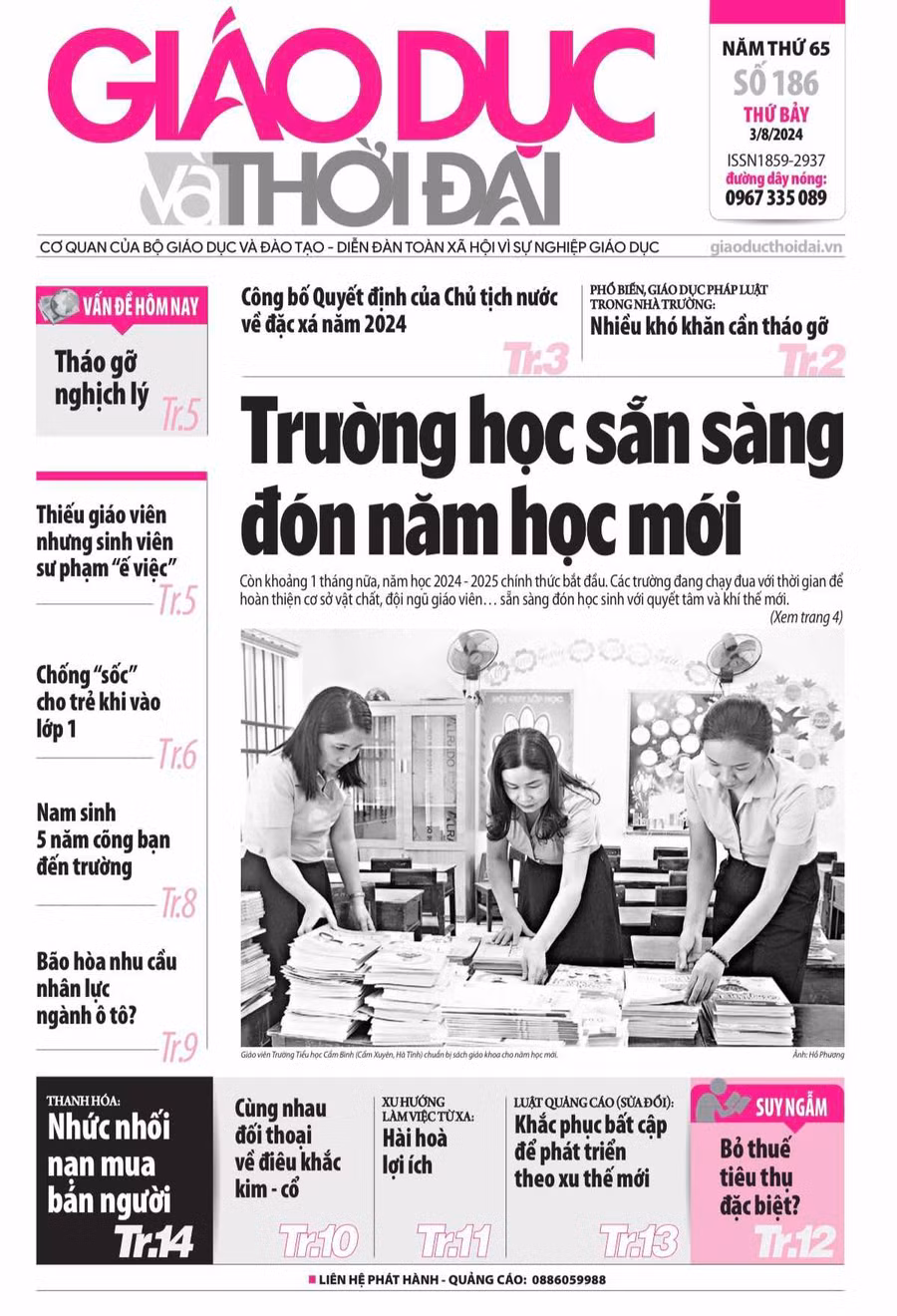 Tin tức báo in 3/8: Thiếu giáo viên nhưng sinh viên sư phạm 'ế việc'