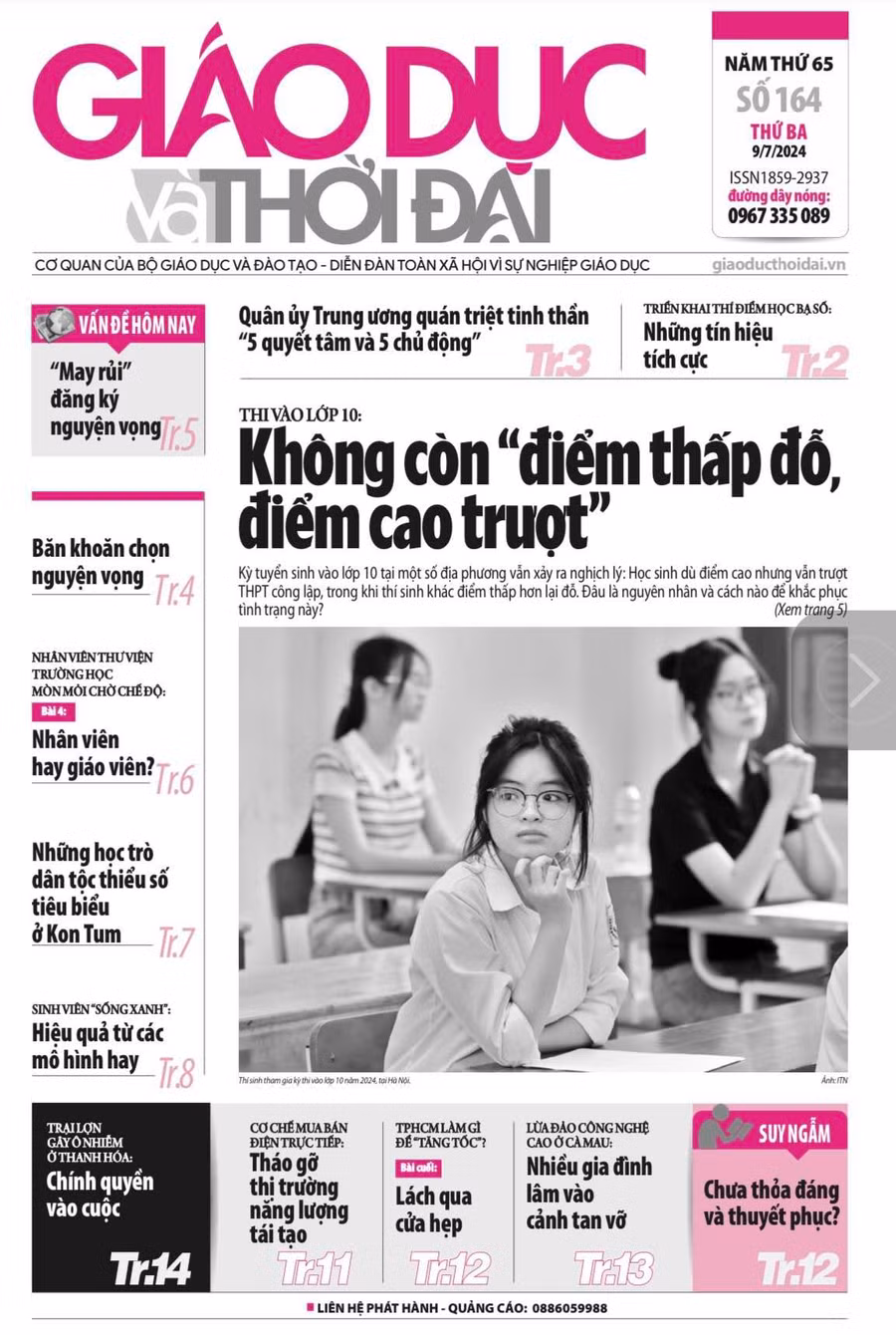 Tin tức báo in 9/7: Băn khoăn chọn nguyện vọng