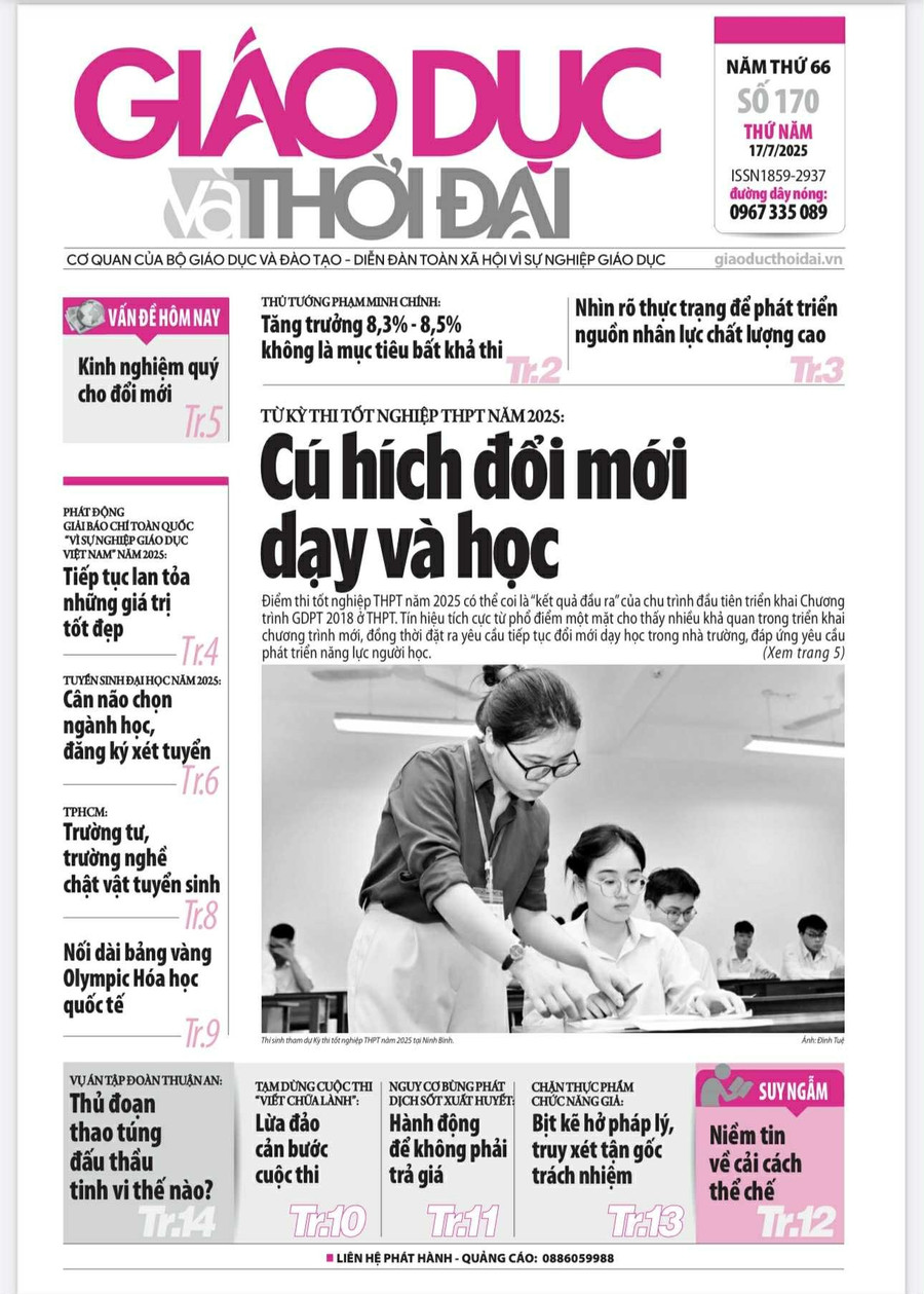 Tin tức báo in 17/7: Cân não chọn ngành học, đăng ký xét tuyển