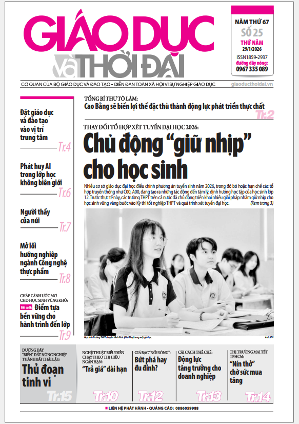 Tin tức báo in 29/1: Chủ động 'giữ nhịp' cho học sinh