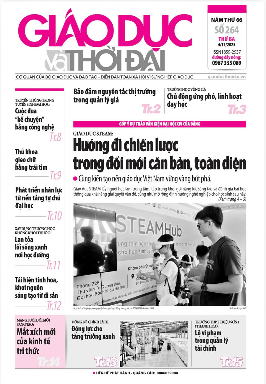 Tin tức báo in 4/11: Trường học chủ động ứng phó mưa lũ, linh hoạt dạy học