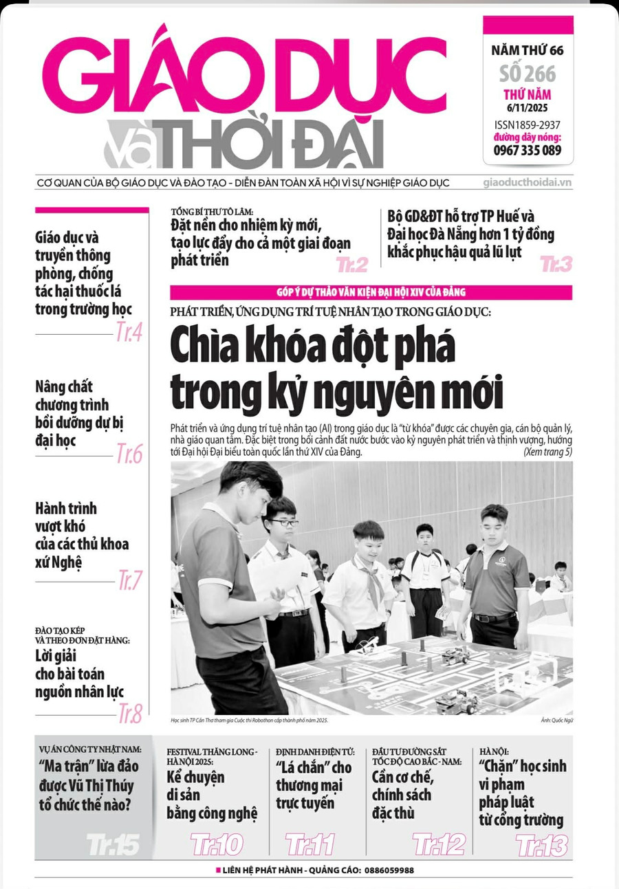 Tin tức báo in 6/11: Nâng chất chương trình bồi dưỡng dự bị đại học