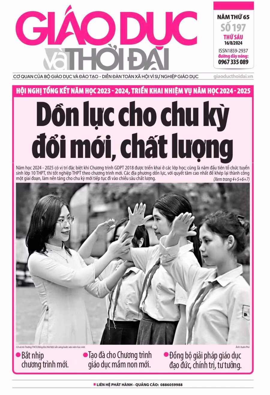 Tin tức báo in 16/8: Dồn lực cho chu kỳ đổi mới, chất lượng