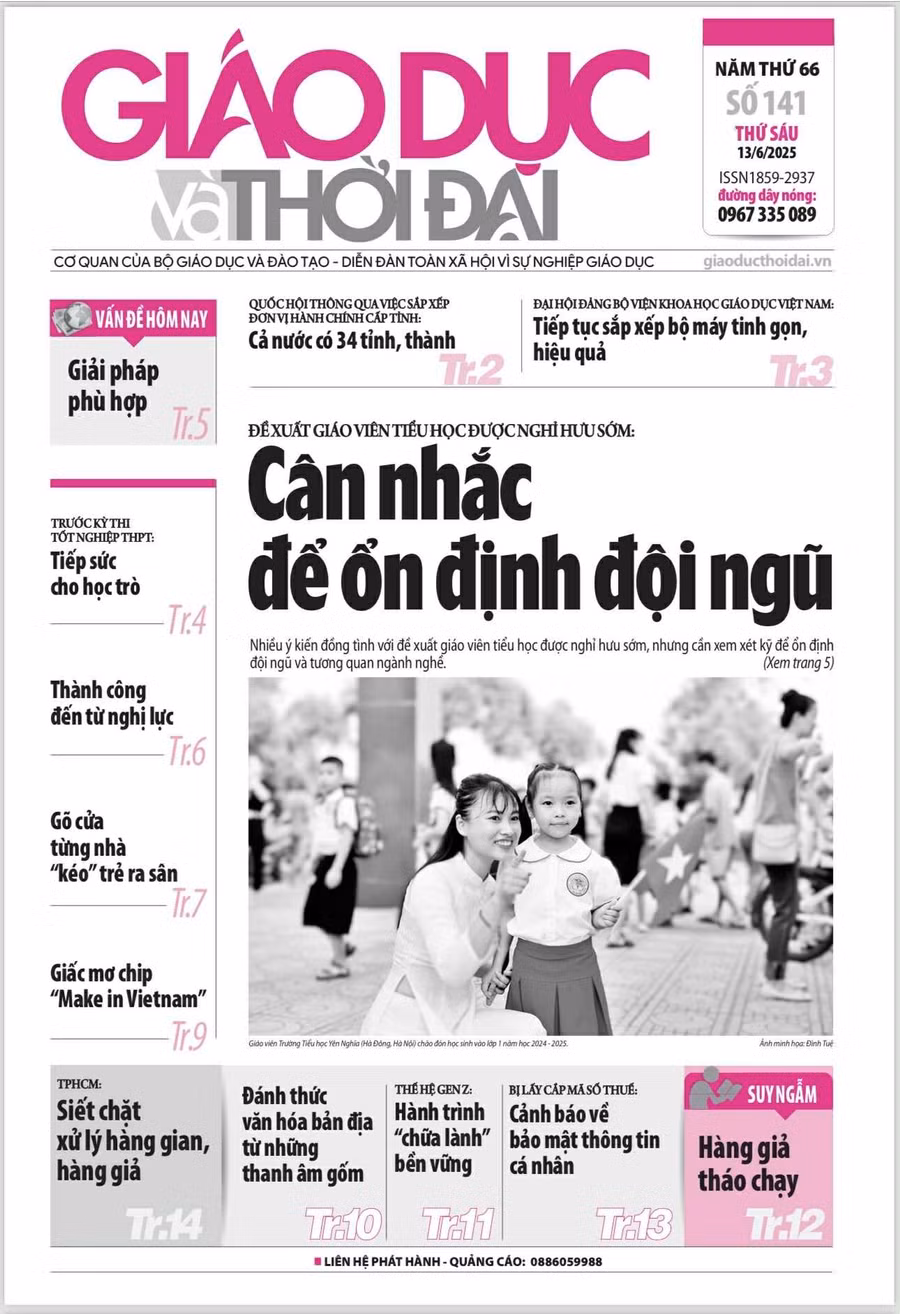 Tin tức báo in 13/6: Tiếp sức cho học trò trước kỳ thi tốt nghiệp THPT 2025