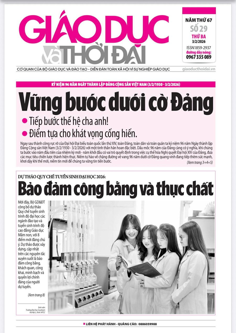 Tin tức báo in 3/2: Tiếp bước thế hệ cha anh!