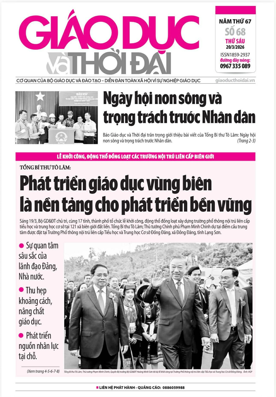 Tin tức báo in 20/3: Thu hẹp khoảng cách, nâng chất giáo dục