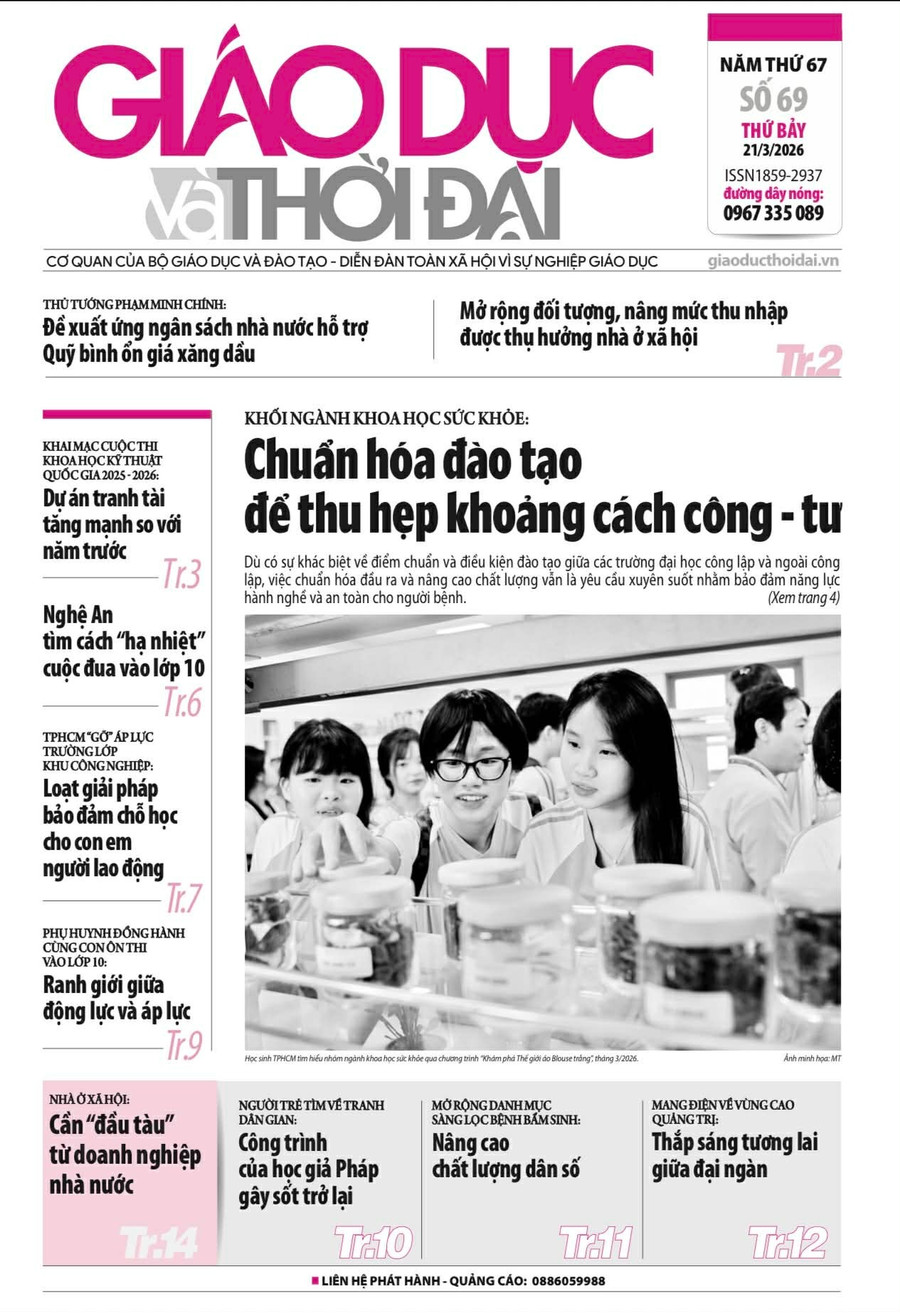 Tin tức báo in 21/3: TPHCM bảo đảm chỗ học cho con em người lao động