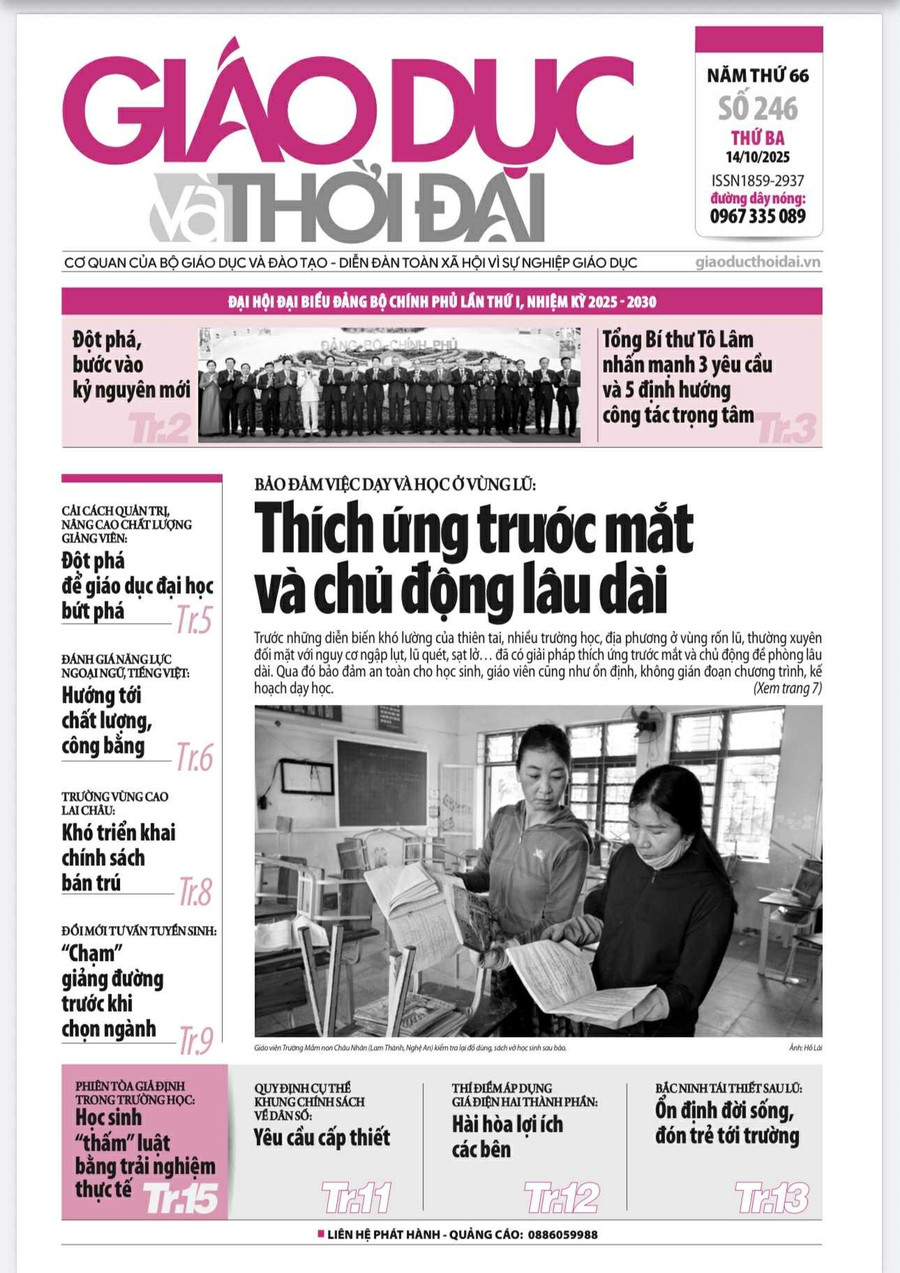 Tin tức báo in 14/10: Đột phá để giáo dục đại học bứt phá