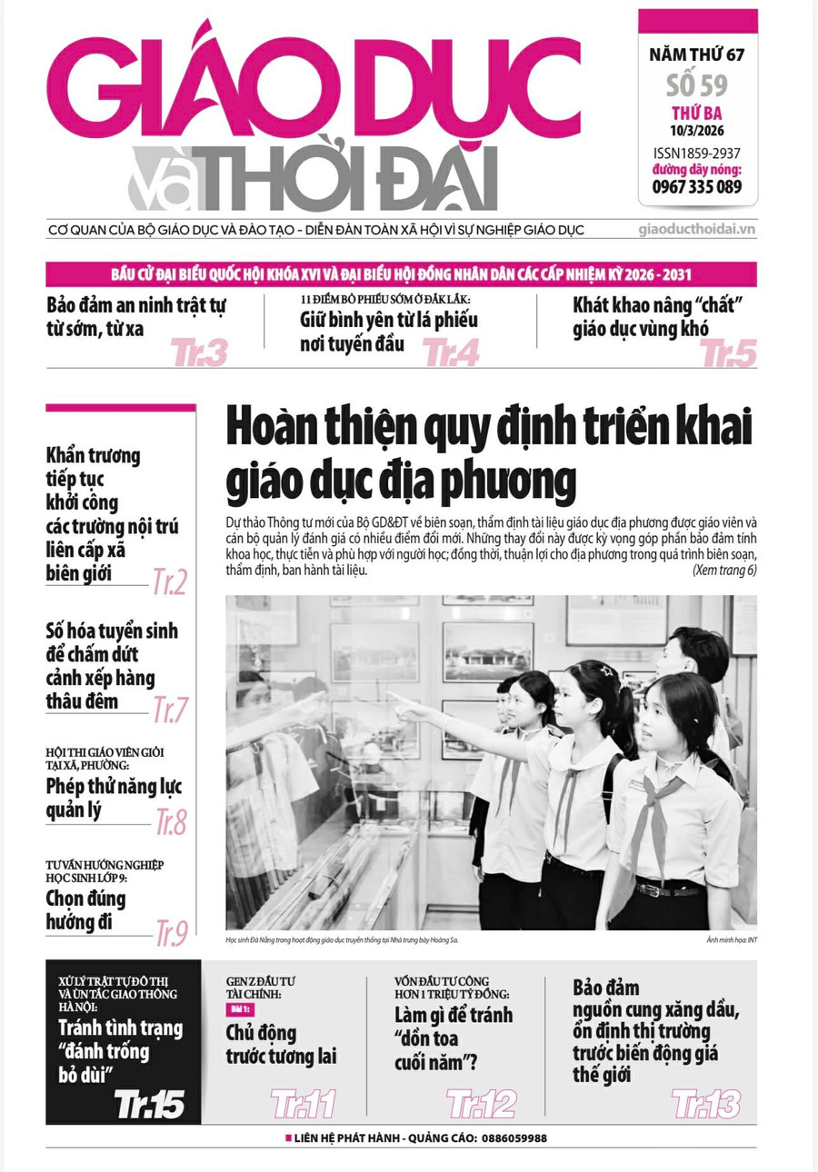 Tin tức báo in 10/3: Số hóa tuyển sinh để chấm dứt cảnh xếp hàng thâu đêm